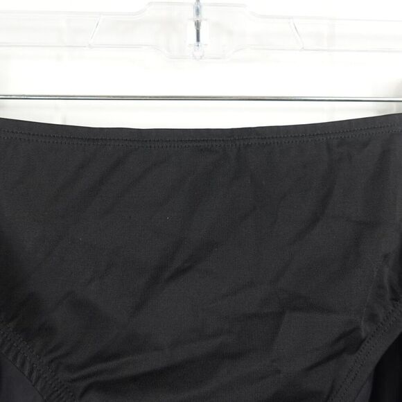 Instant Figure Womens Compression Hipster Swim Bottom Black Ribbed Size 14 - Picture 3 of 8